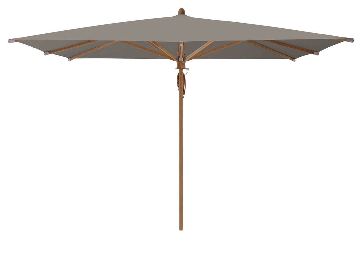 Glatz Parasol Teakwood 330x330cm 461 Taupe