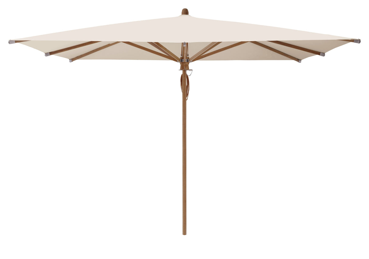 Glatz Parasol Teakwood 330x330cm 523 Champagne