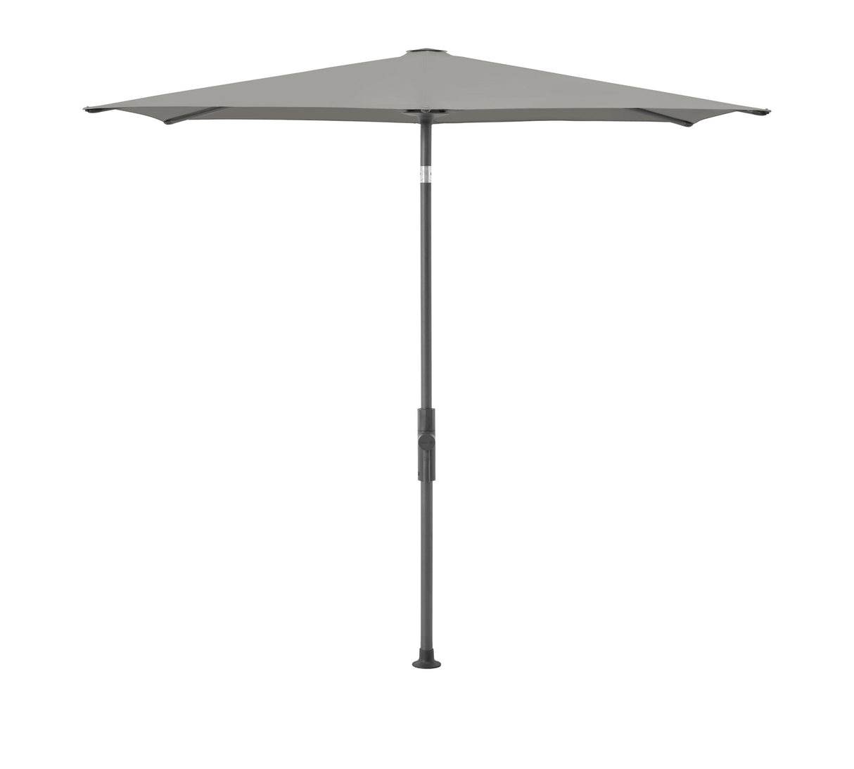 Glatz Parasol Twist Modèle 2023 210x250cm 420 Smoke Alu laqué anthracite