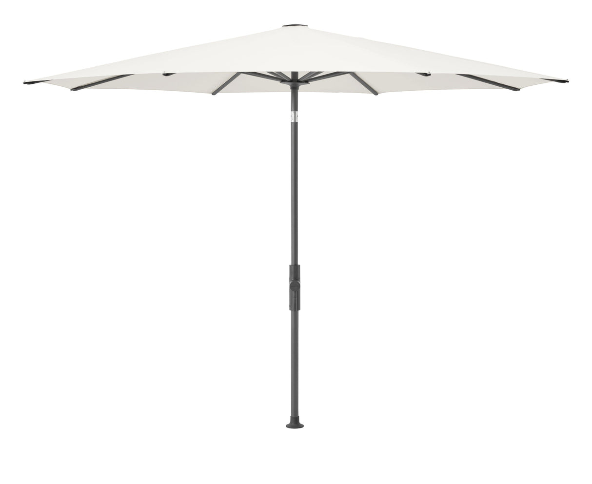 Glatz Parasol Twist Modèle 2023 Ø270cm 404 White Alu laqué anthracite