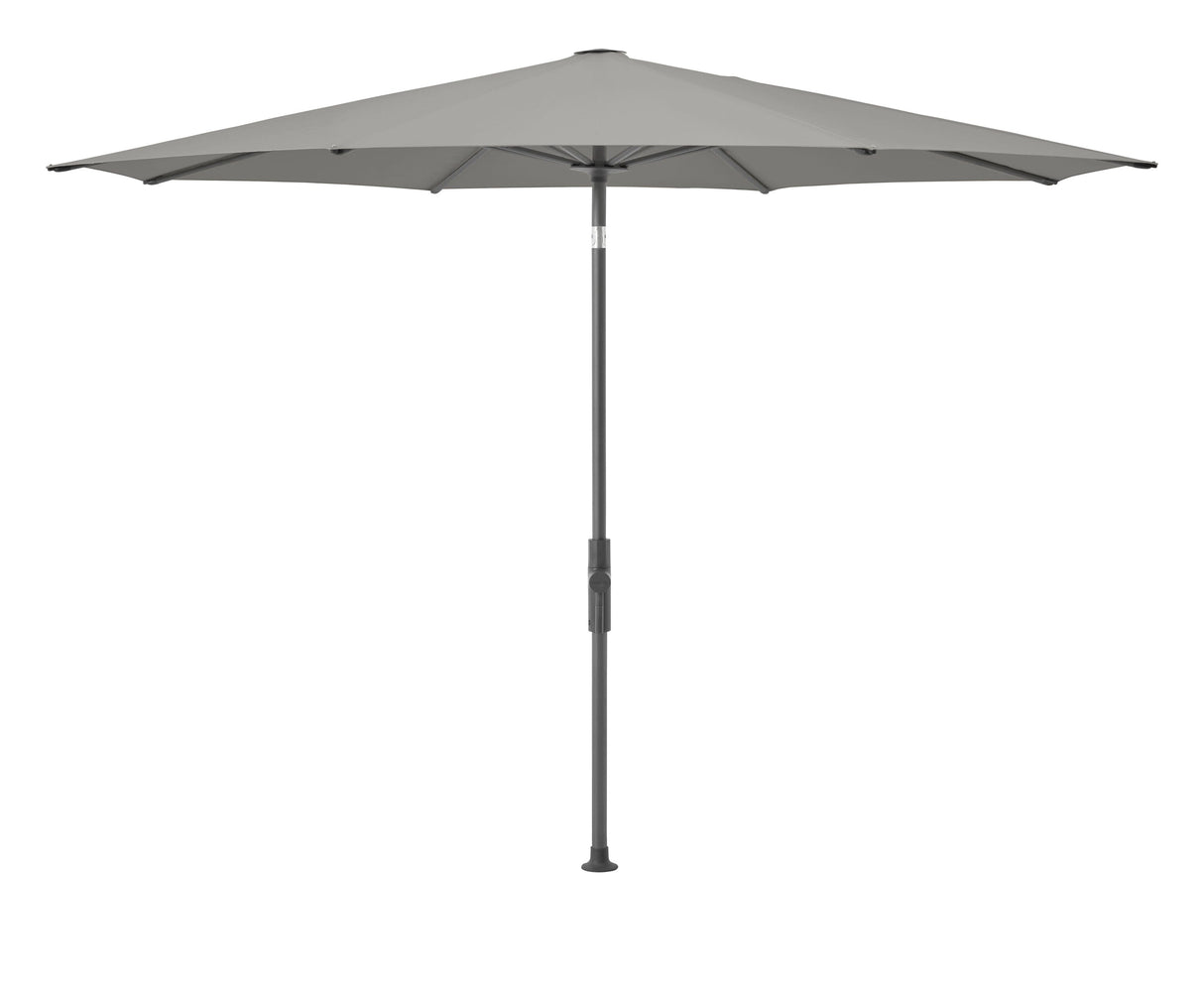 Glatz Parasol Twist Modèle 2023 Ø270cm 420 Smoke Alu laqué anthracite