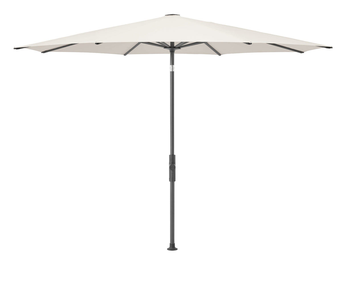 Glatz Parasol Twist Modèle 2023 Ø270cm 453 Vanilla Alu laqué anthracite