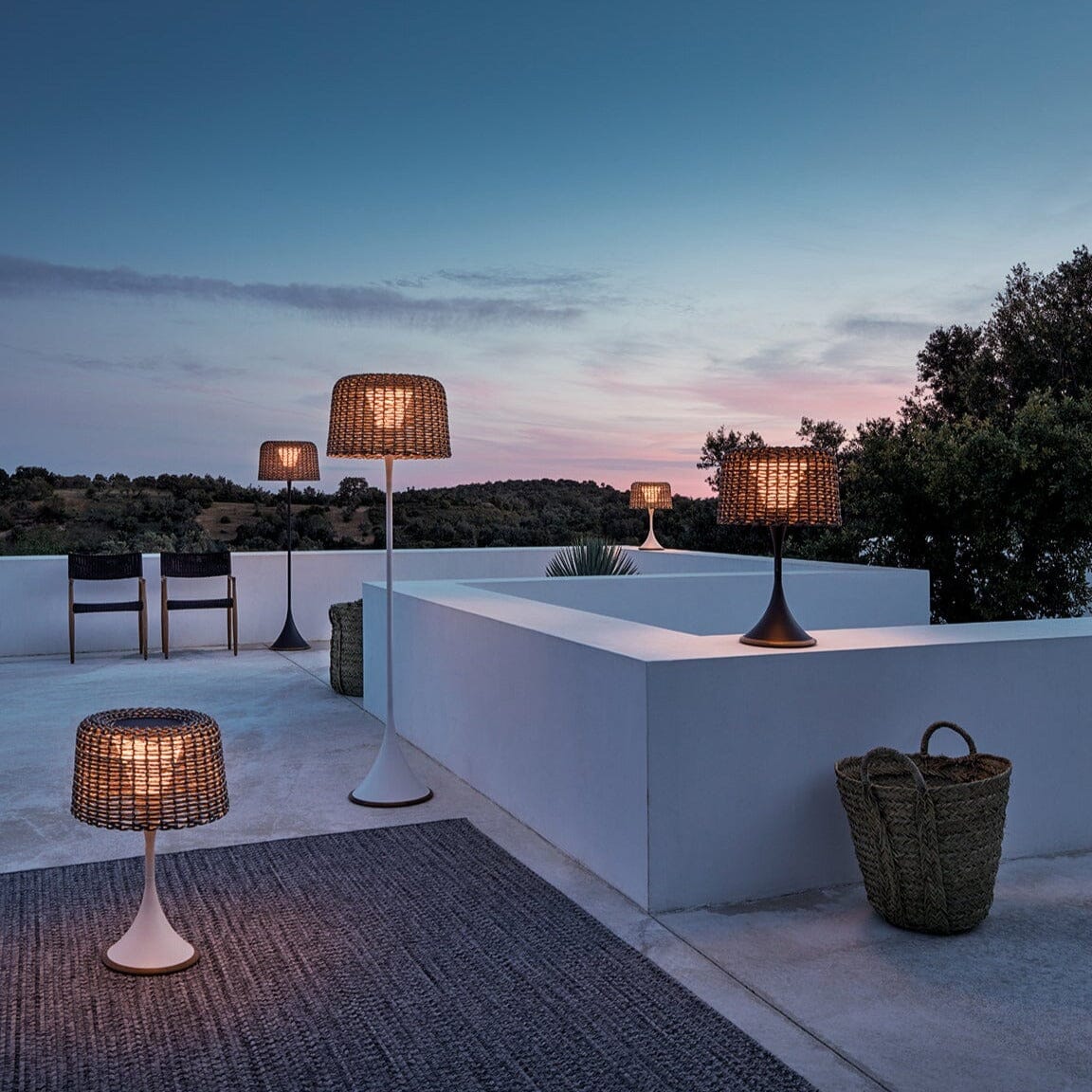 Gloster Ambient Mesh Small Lantern Lampe sans fil