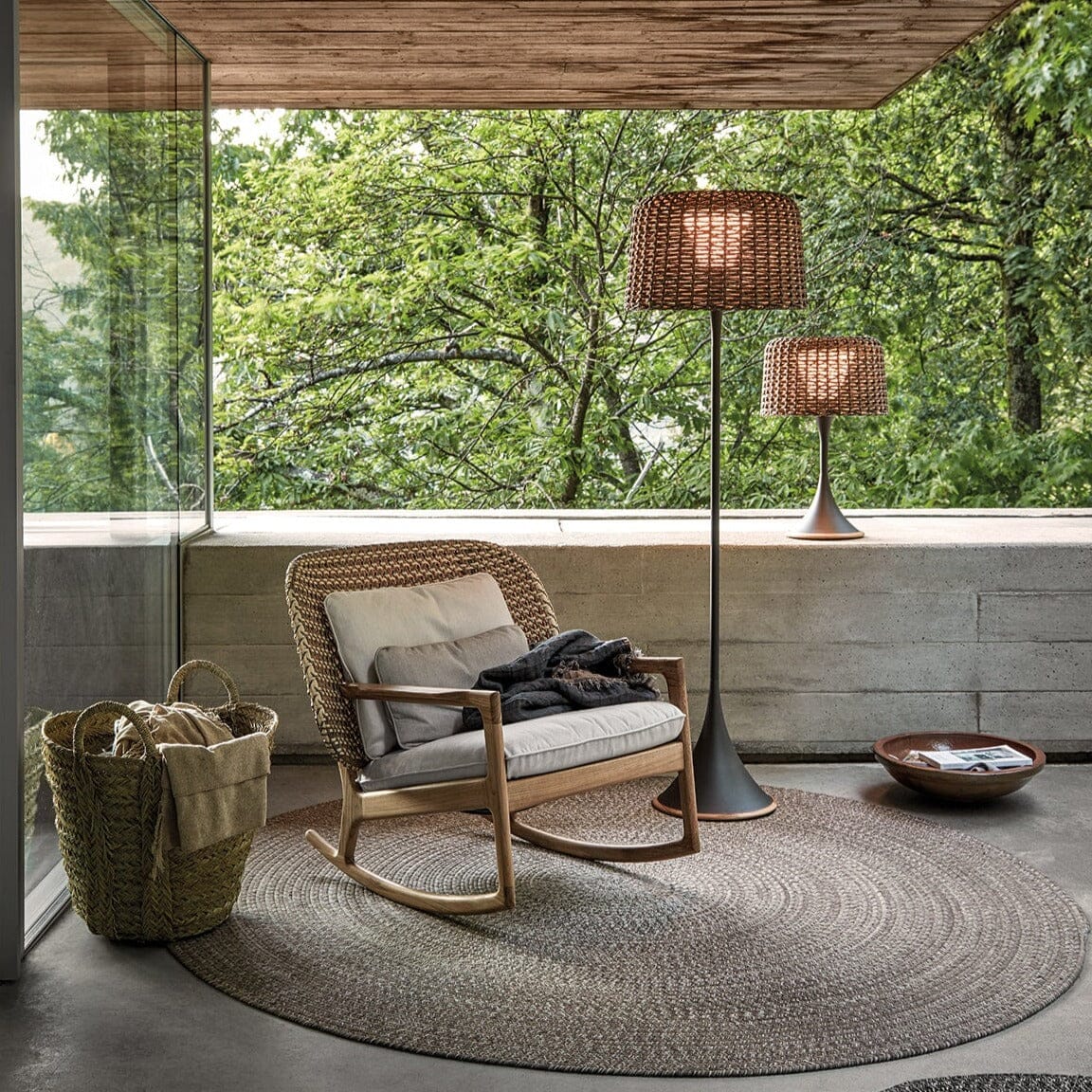 Gloster Ambient Mesh Tall Lantern Lampe sans fil