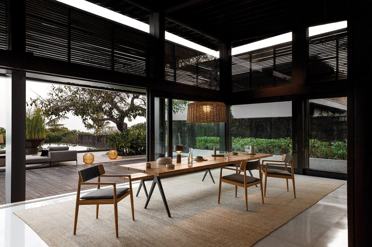 Gloster Archi Fauteuil repas avec accoudoirs