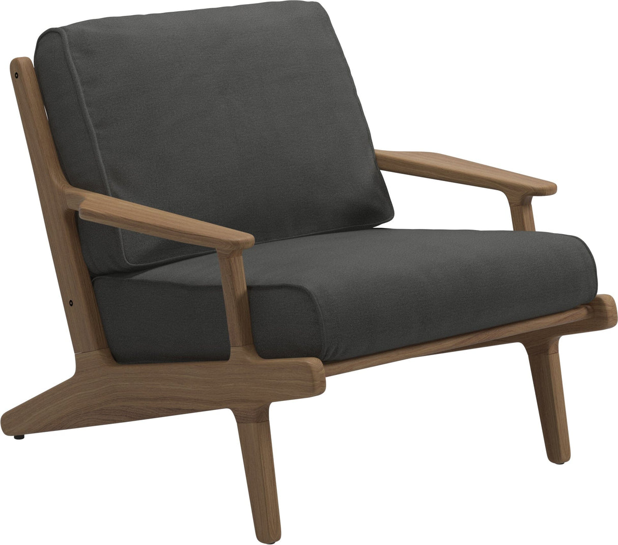 Gloster Bay Fauteuil club - Lounge Chair (Sepia Sling) Grade B (WR) Blend Coal 0144