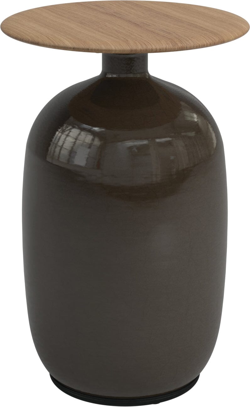 Gloster Blow High Side Table ∅36cm h:52.5cm Coffee