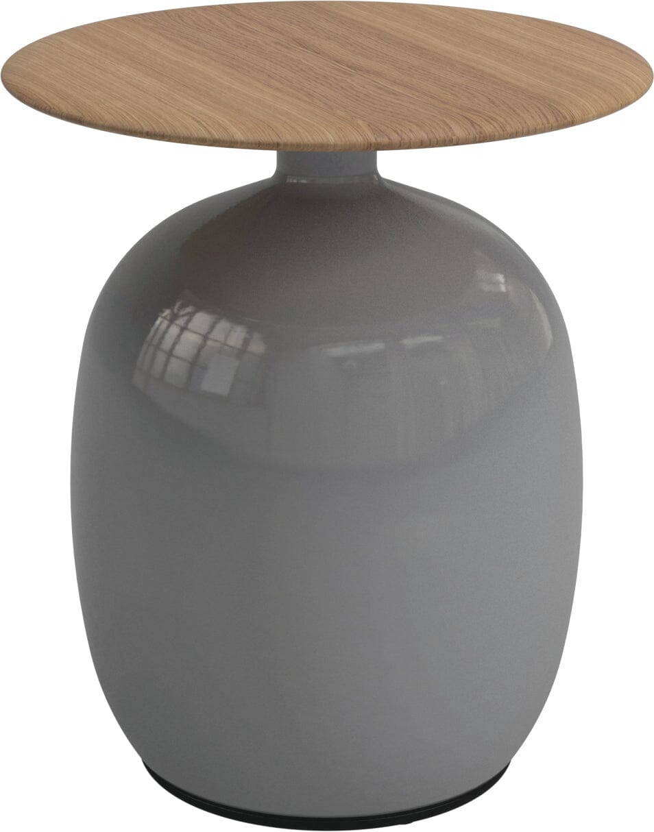 Gloster Blow Low Side Table ∅42cm h:46.5cm Smoke