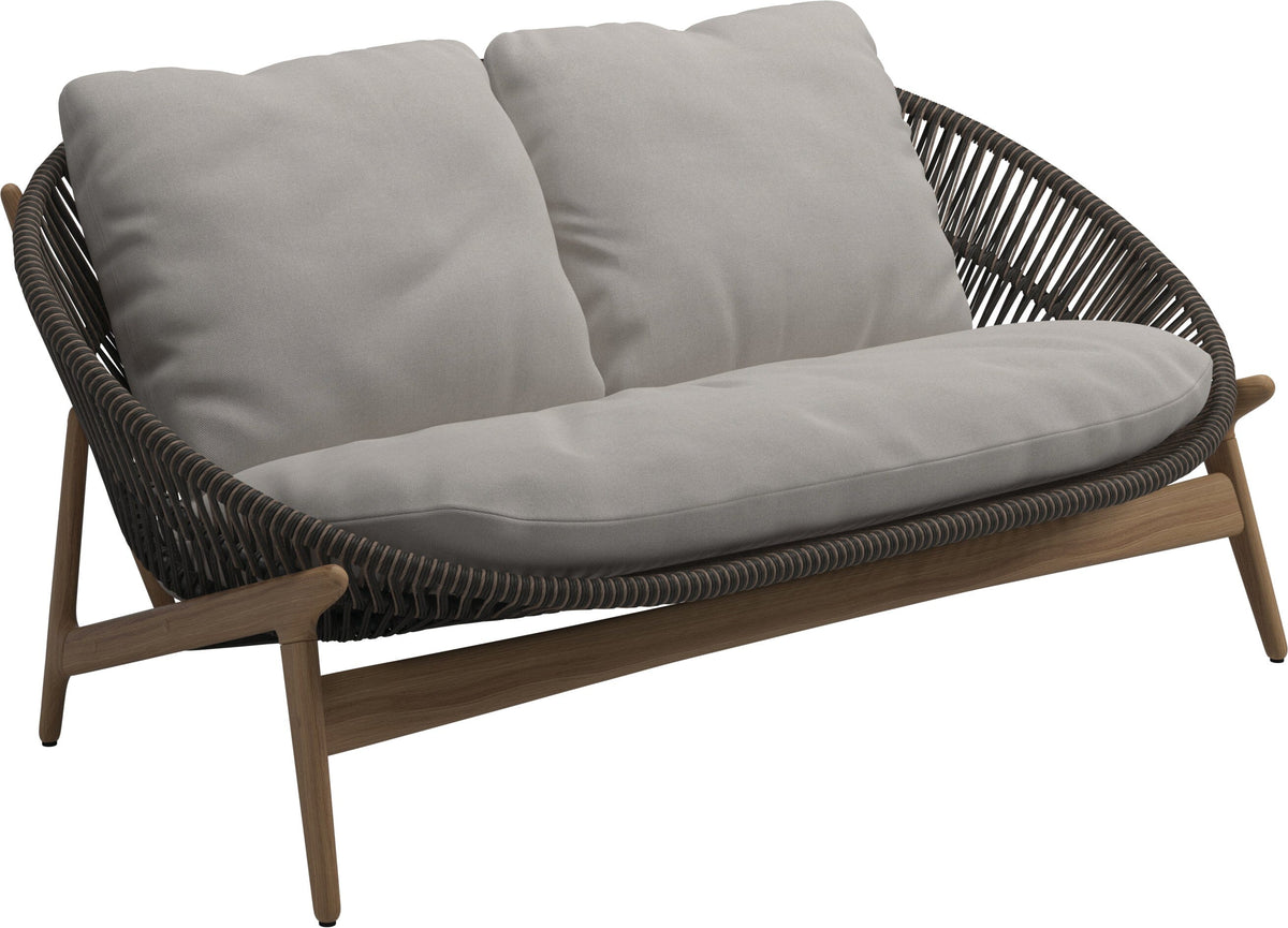 Gloster Bora Canapé 2 places Teck / Wicker Umber Garde B (OP) Fife Bone 0031