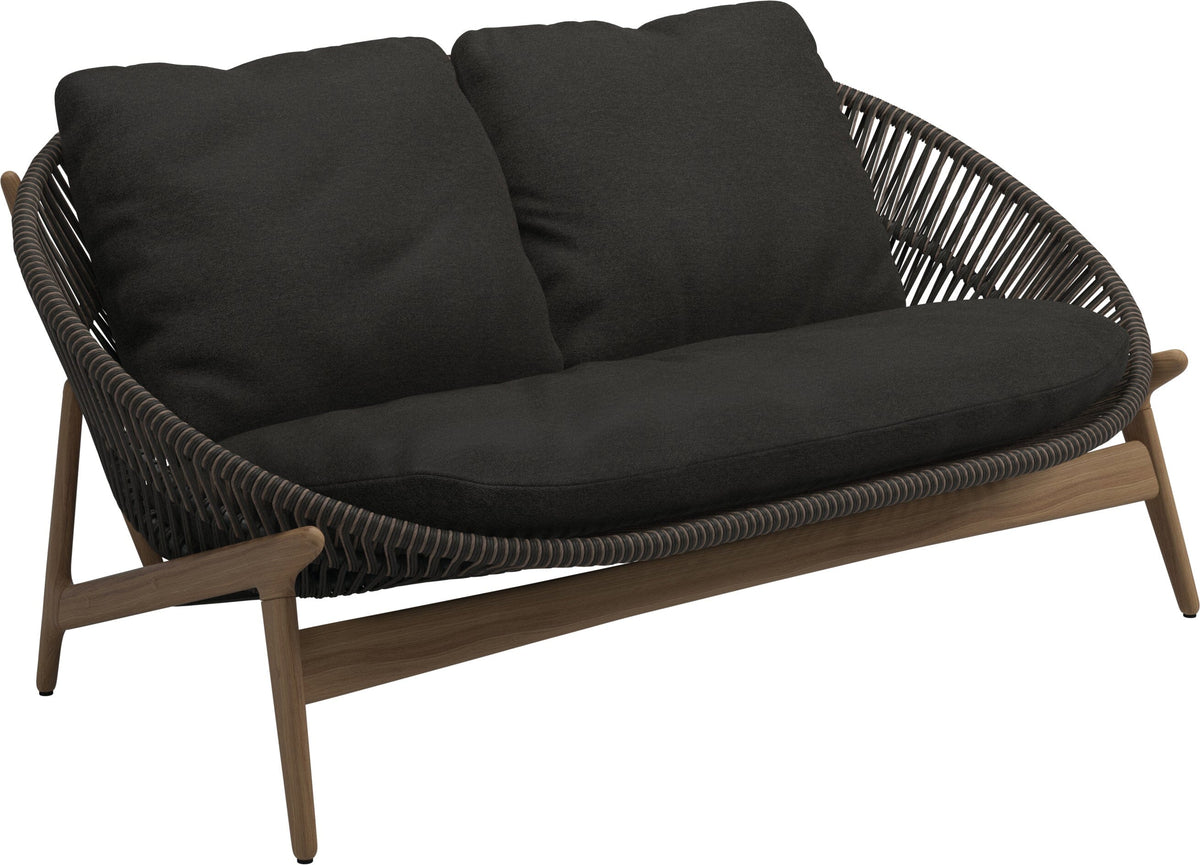 Gloster Bora Canapé 2 places Teck / Wicker Umber Grade D (ST) Tuck Sable 0123