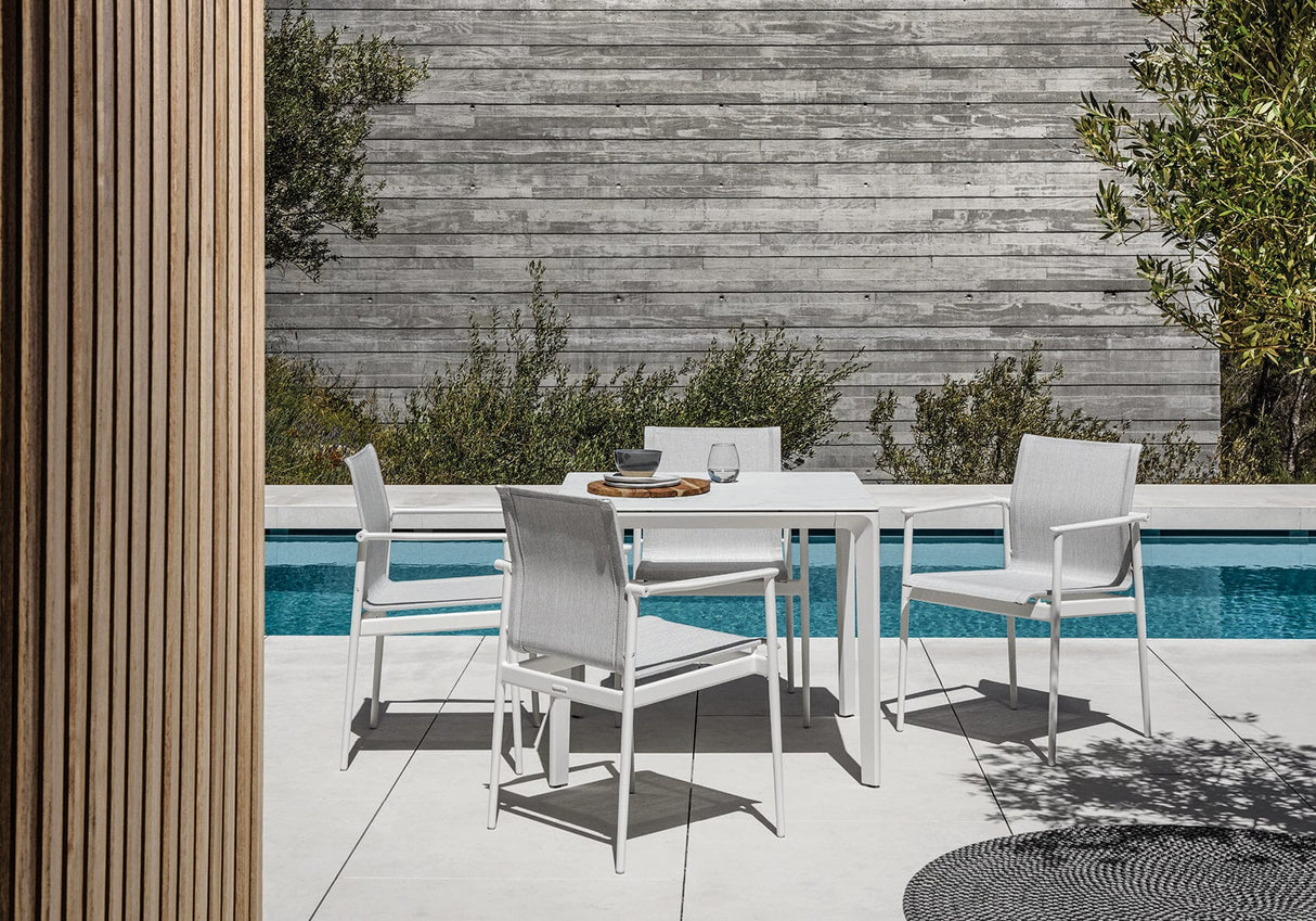 Gloster Carver Table 100cm x 220cm Ceramic Dining Table