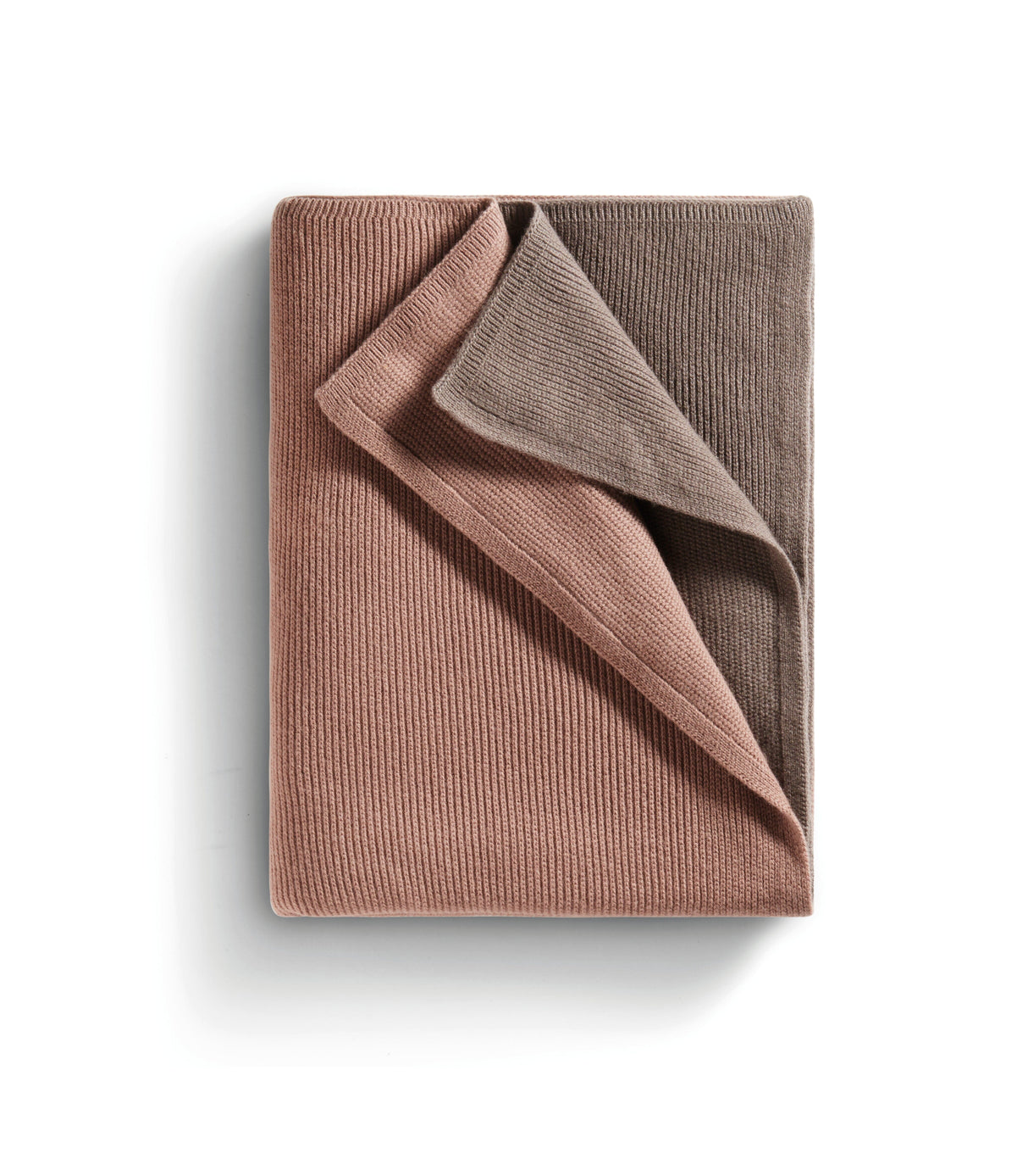 Gloster Cashmere Blanket Plaid Mink / Drizzle