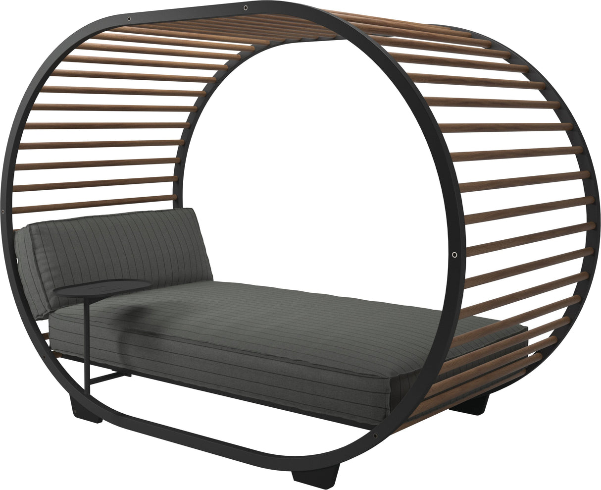 Gloster Cradle Daybed Meteor Grade B Pinstripe Coal 0160