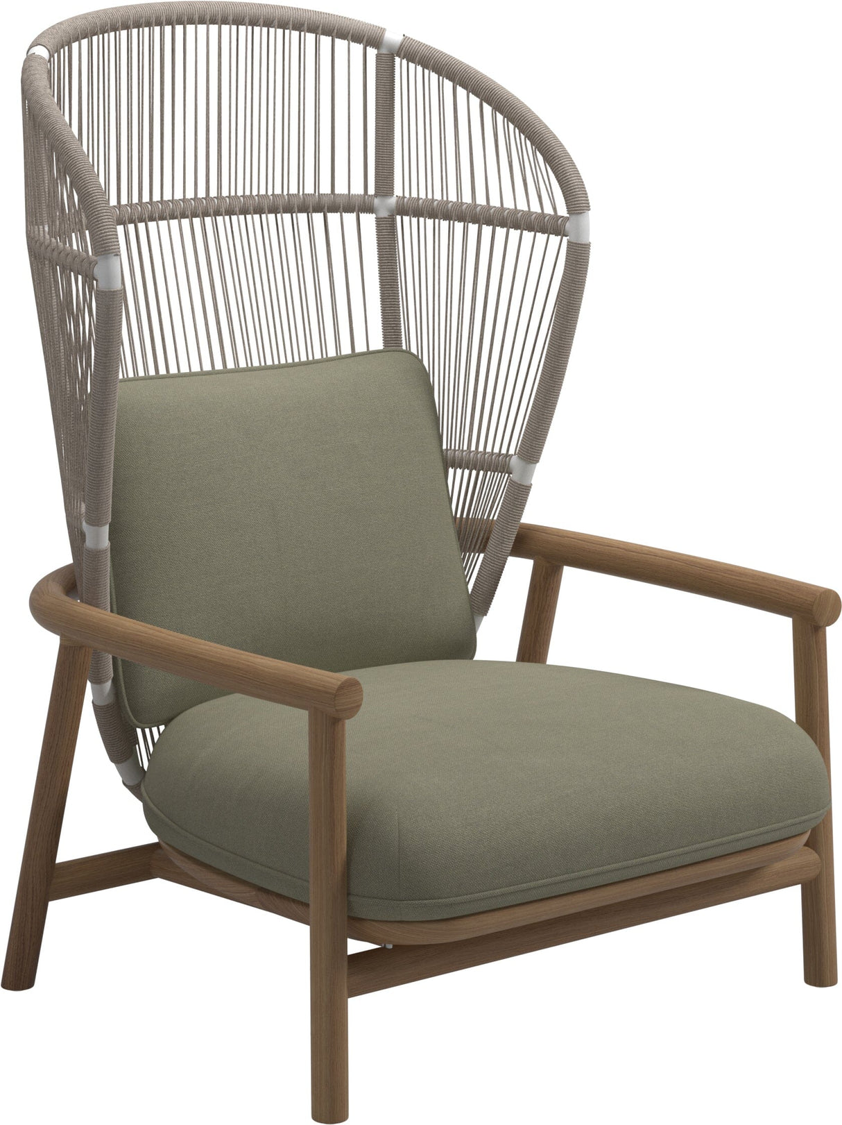 Gloster Fern High Back Fauteuil club - Lounge Chair Haut dossier