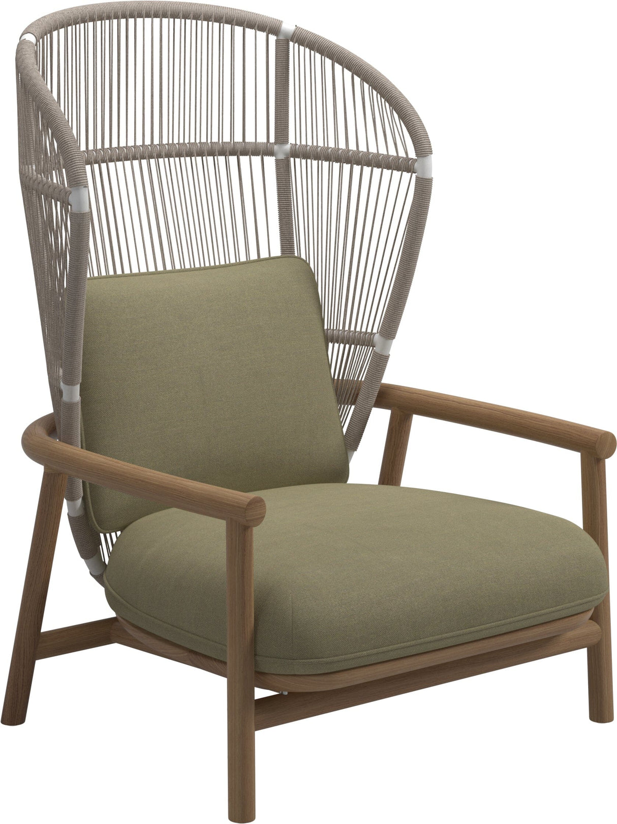 Gloster Fern High Back Fauteuil club - Lounge Chair Haut dossier