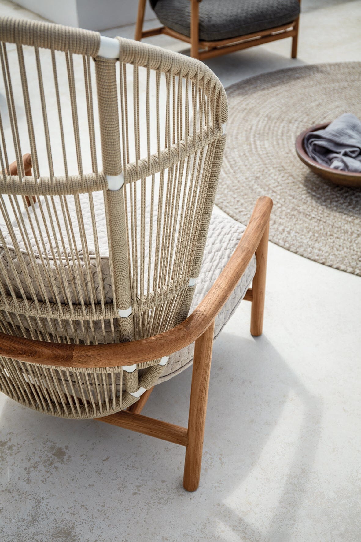 Gloster Fern High Back Fauteuil club - Lounge Chair Haut dossier