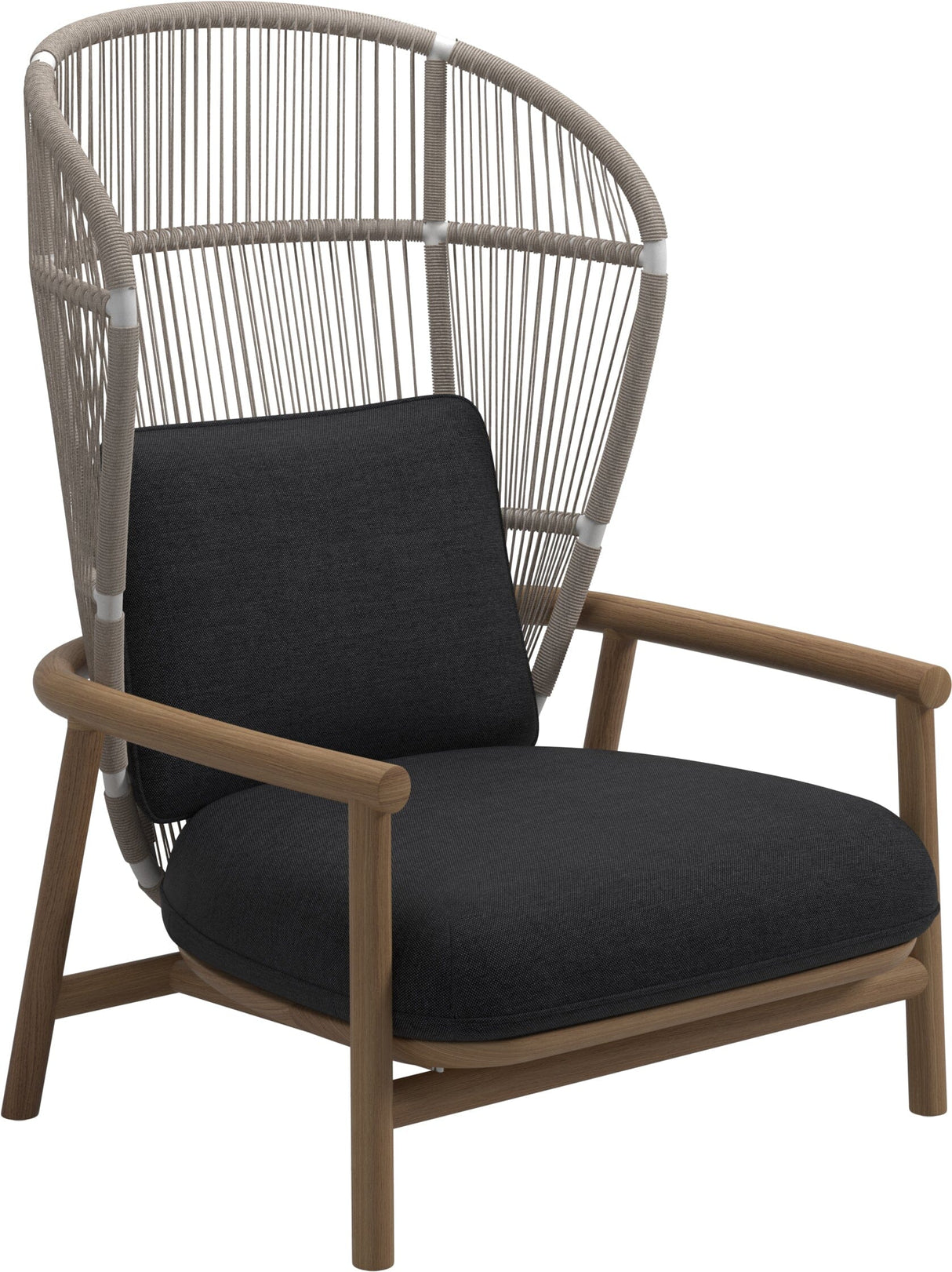 Gloster Fern High Back Fauteuil club - Lounge Chair Haut dossier