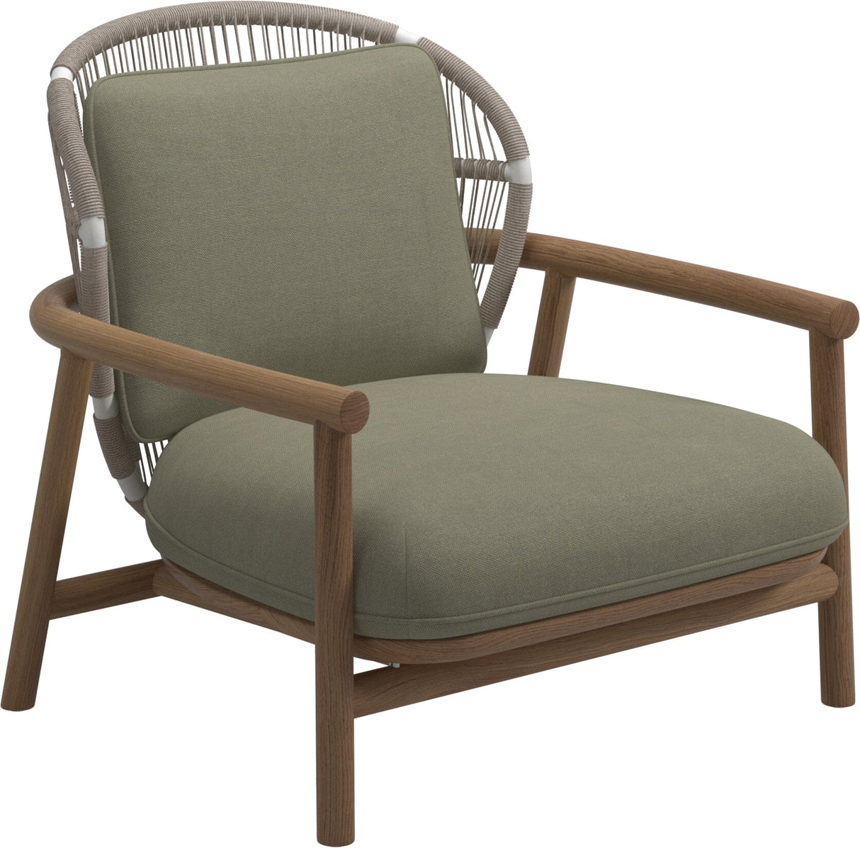 Gloster Fern Low Back Fauteuil club - Lounge Chair Bas dossier