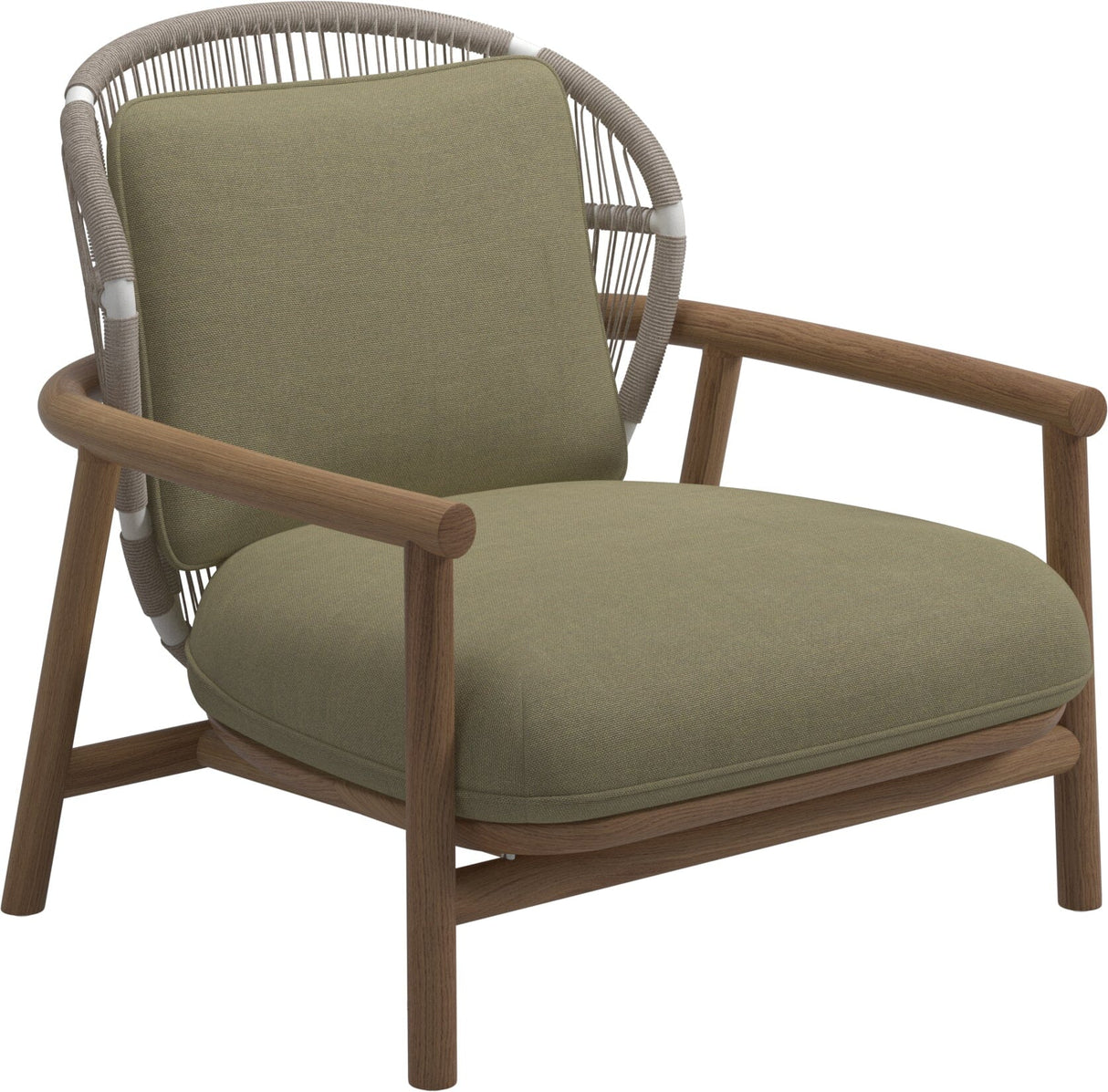 Gloster Fern Low Back Fauteuil club - Lounge Chair Bas dossier