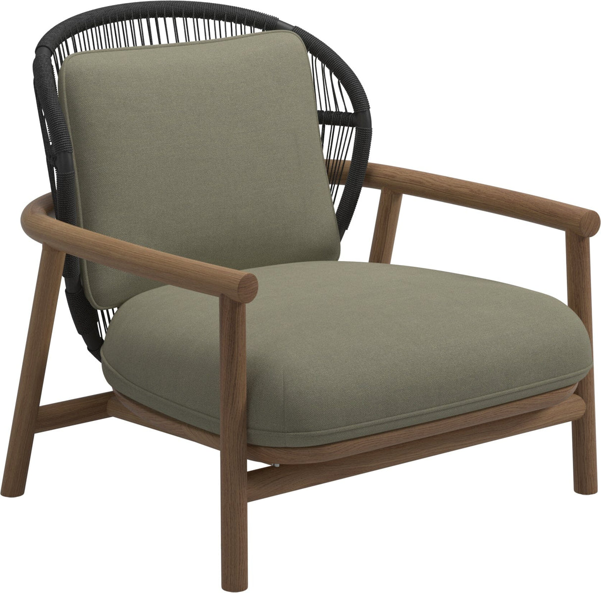 Gloster Fern Low Back Fauteuil club - Lounge Chair Bas dossier
