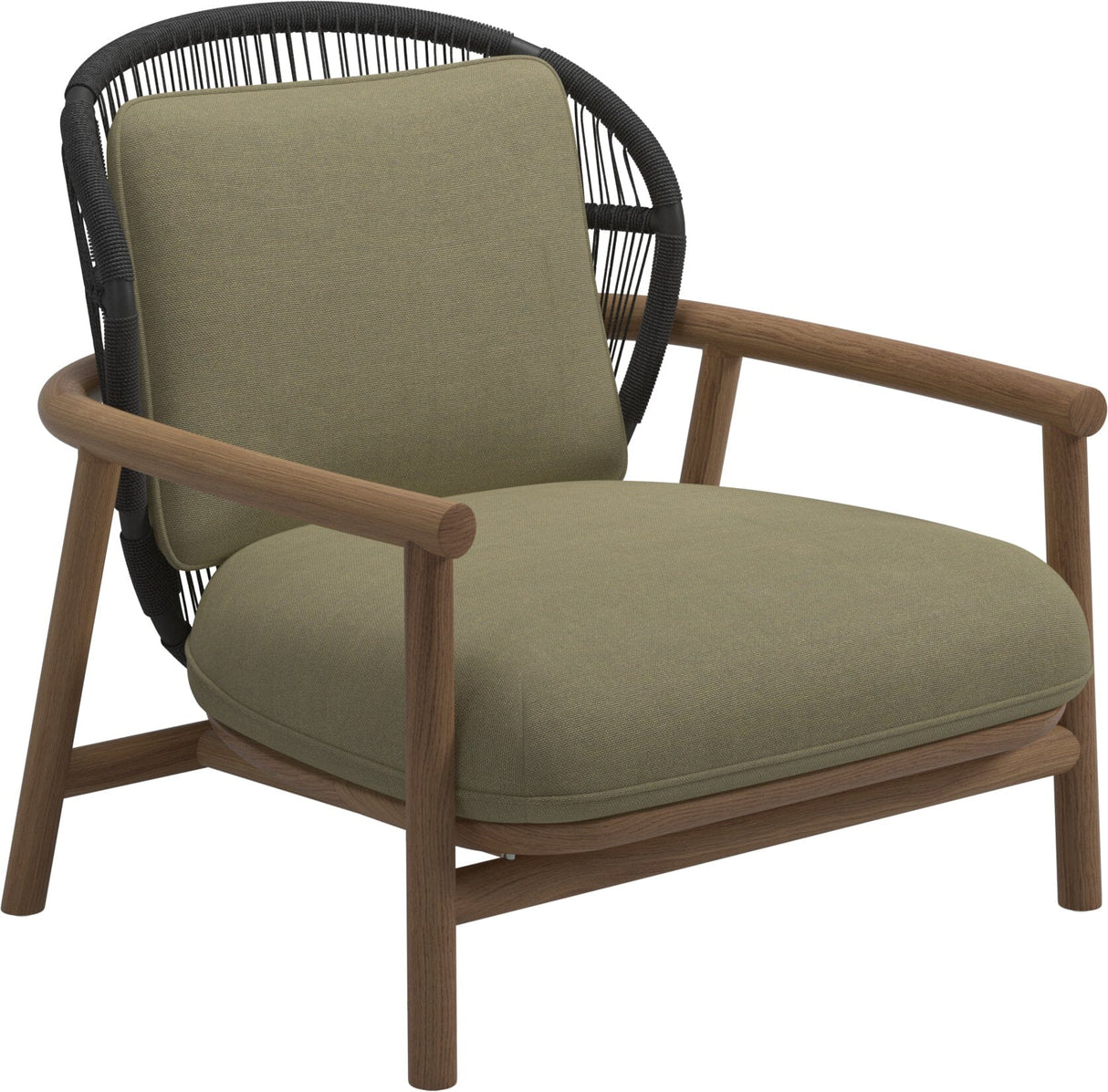 Gloster Fern Low Back Fauteuil club - Lounge Chair Bas dossier