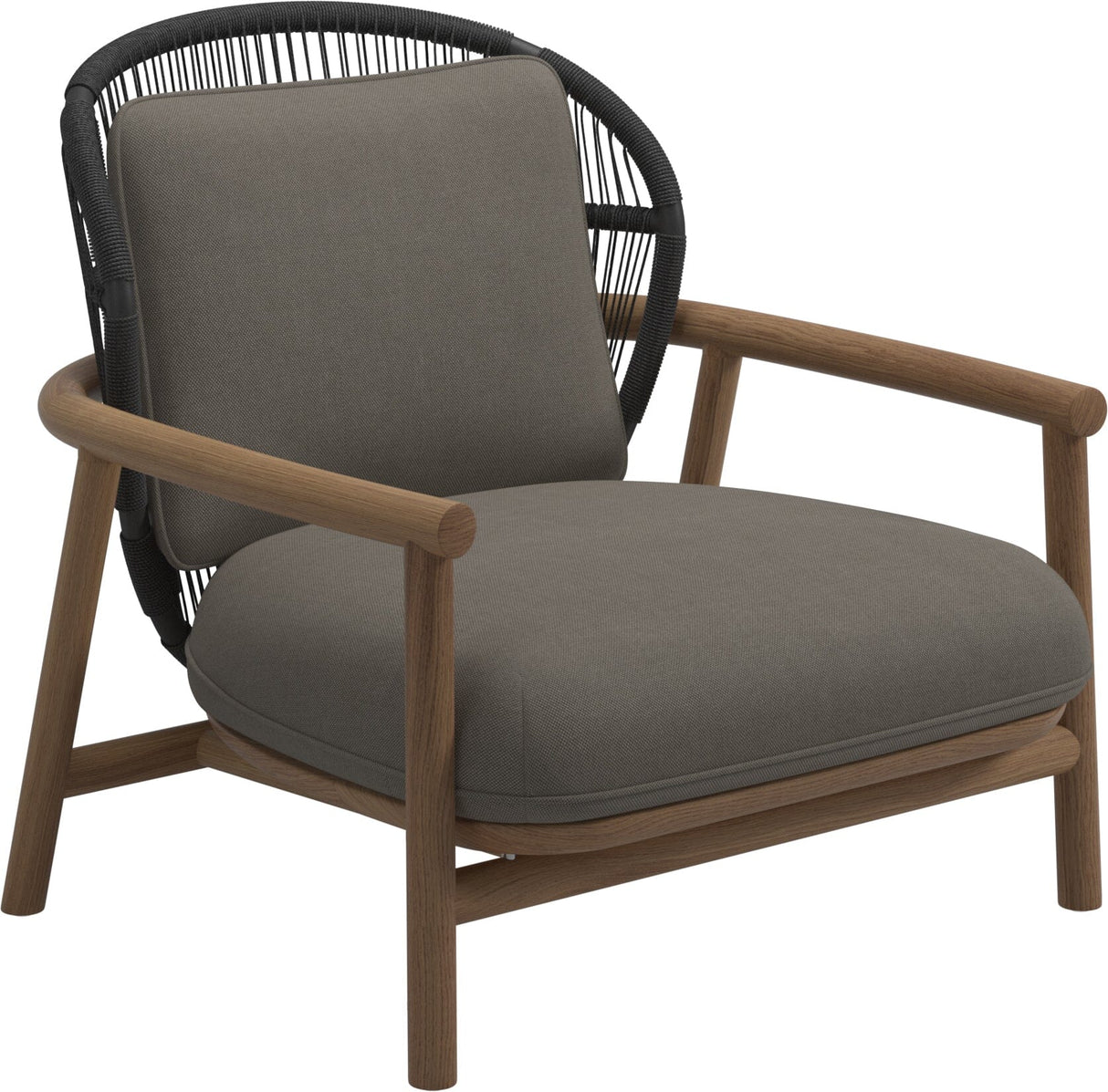 Gloster Fern Low Back Fauteuil club - Lounge Chair Bas dossier Meteor / Raven Grade B (OP) Fife Vesterhav Sand 0048