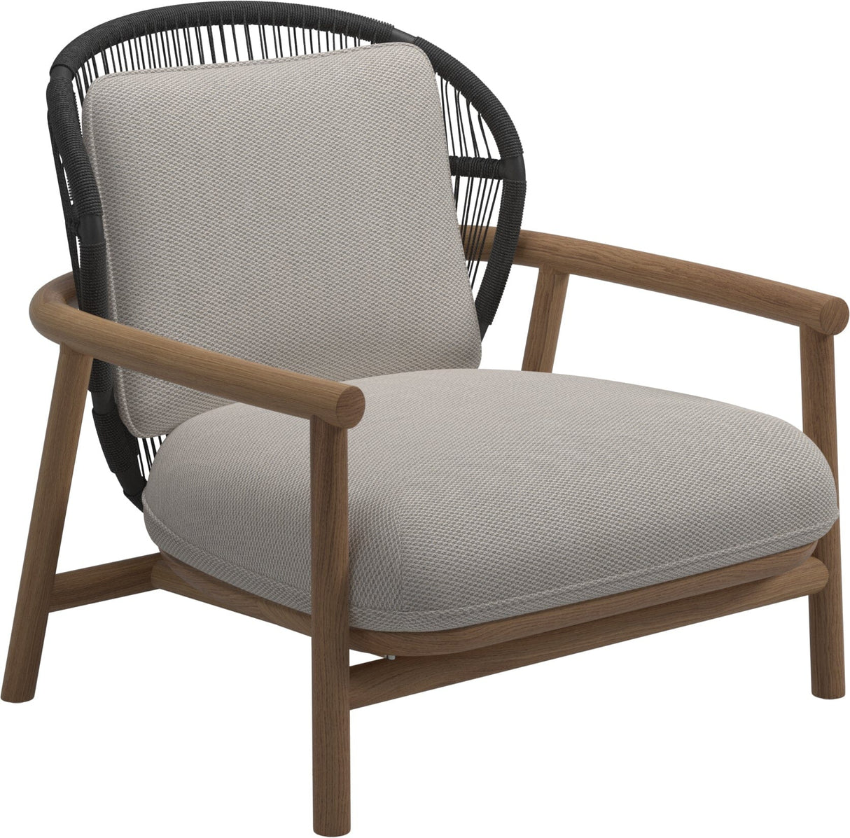 Gloster Fern Low Back Fauteuil club - Lounge Chair Bas dossier Meteor / Raven Grade C (OP) Lopi Marble 0134