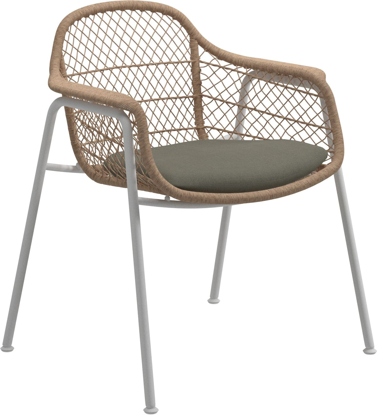 Gloster Fresco Fauteuil repas White / Wheat