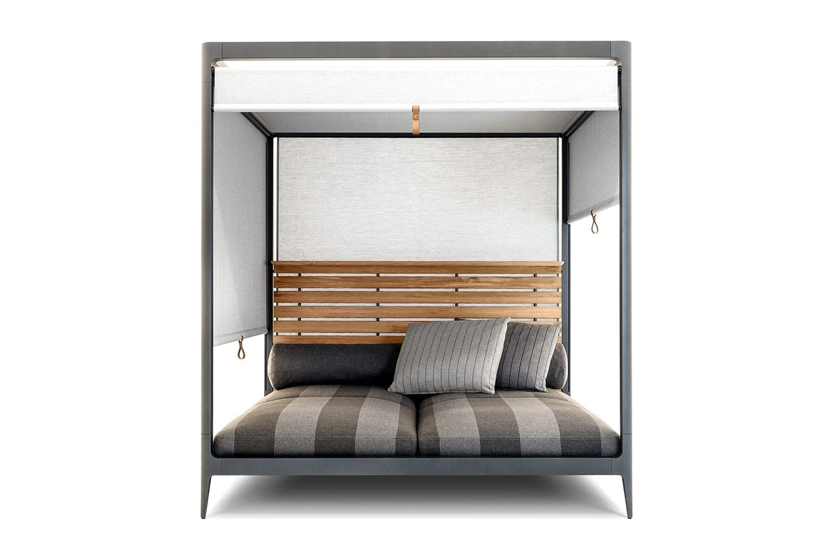 Gloster Grid Cabana avec Teak Back & Screens