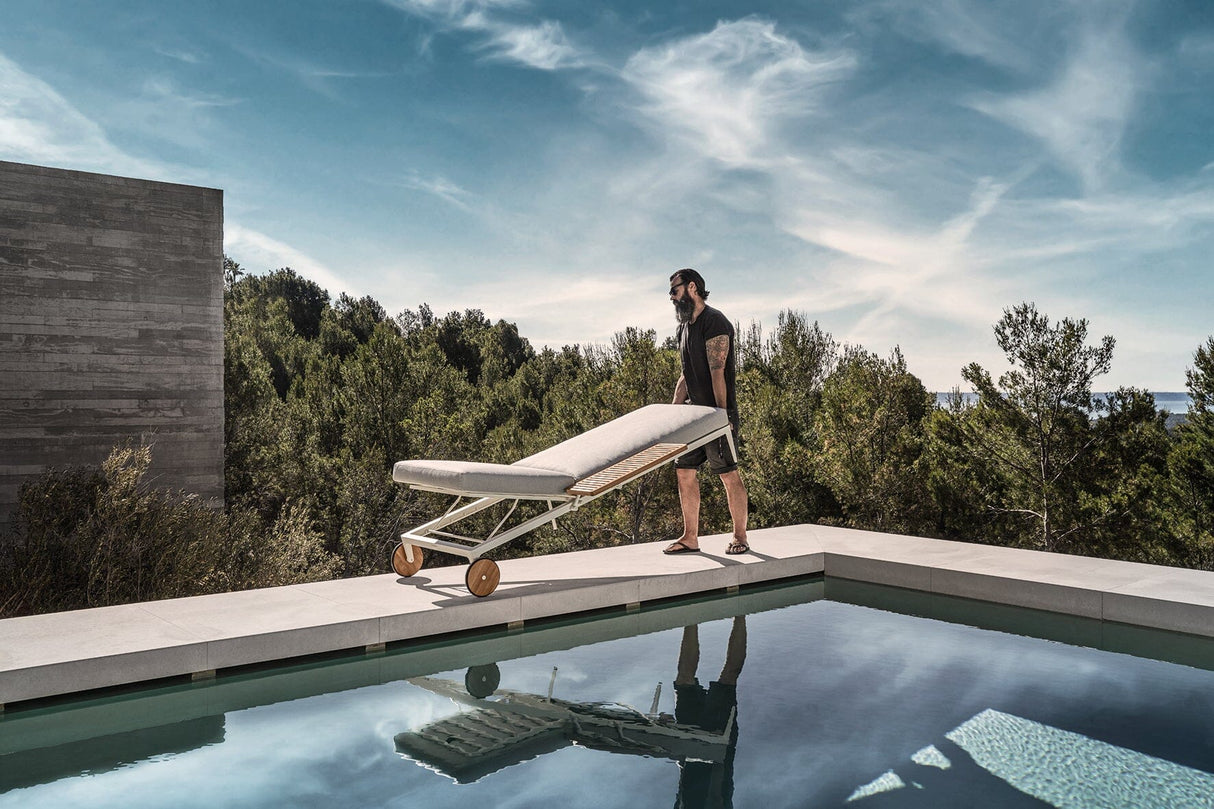 Gloster Grid Chaise longue