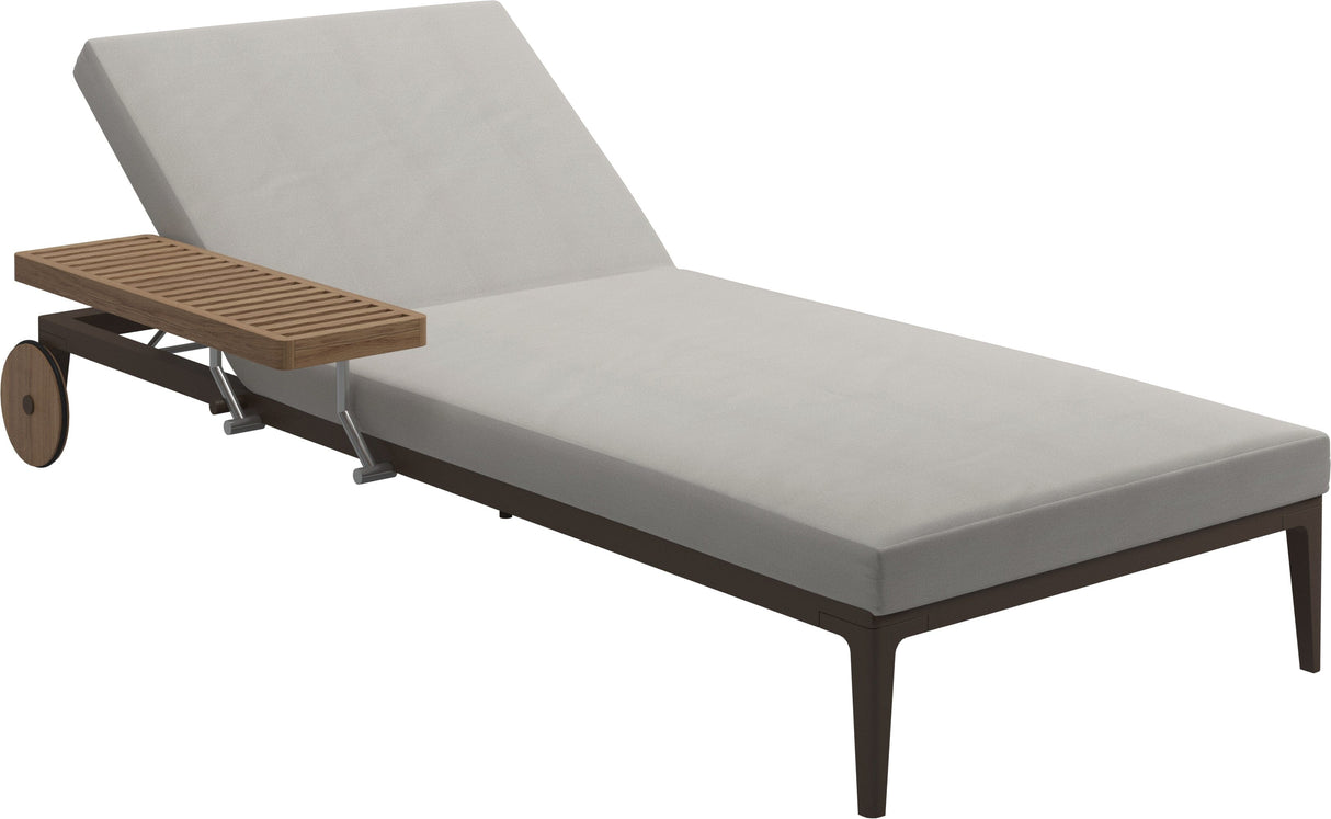 Gloster Grid Chaise longue Java Grade B (WR) Blend Linen 0146