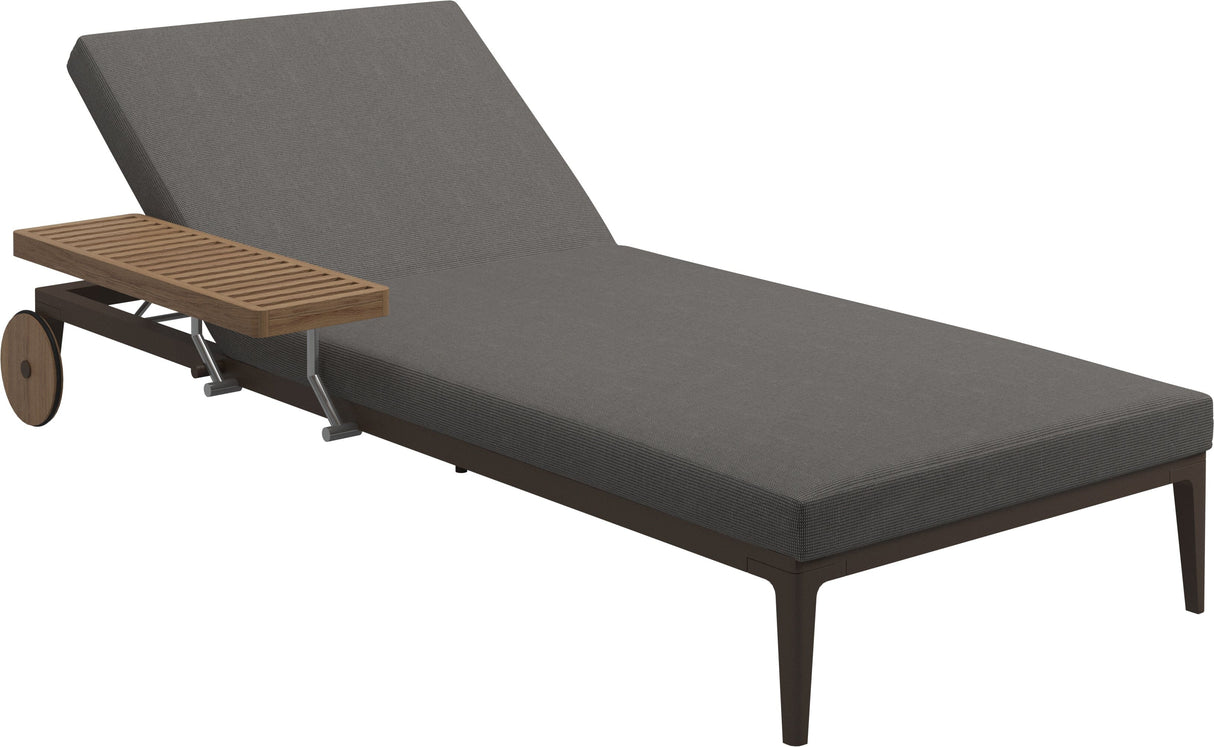 Gloster Grid Chaise longue Java Grade B (WR) Cameron Granite 0050