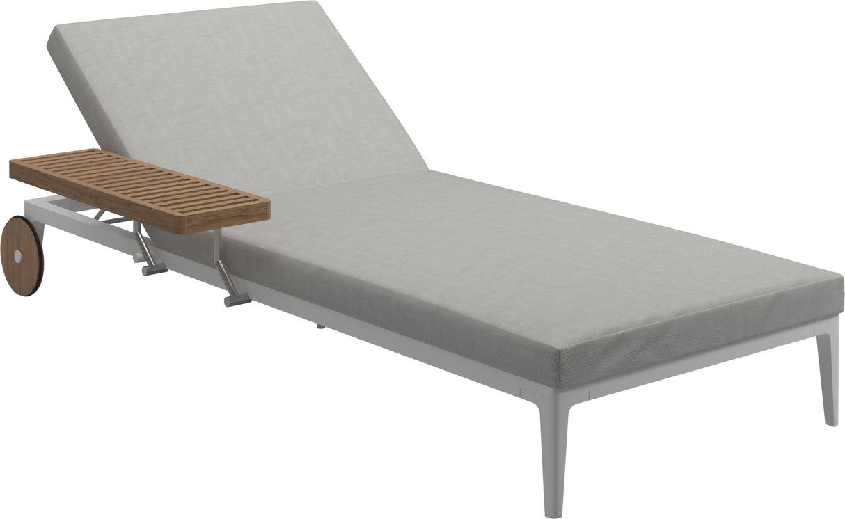 Gloster Grid Chaise longue White Grade B (WR) Sailing Seagull 0090