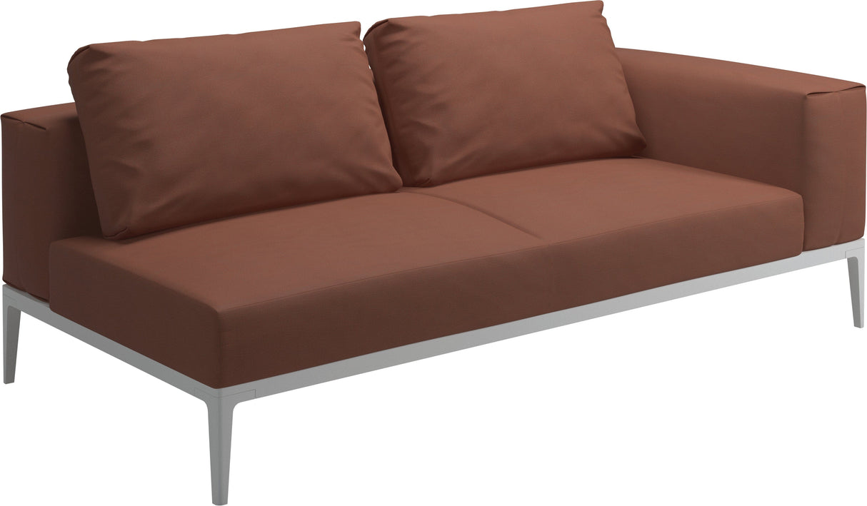 Gloster Grid Left / Right End Unit White Grade B (WR) Blend Clay 0143