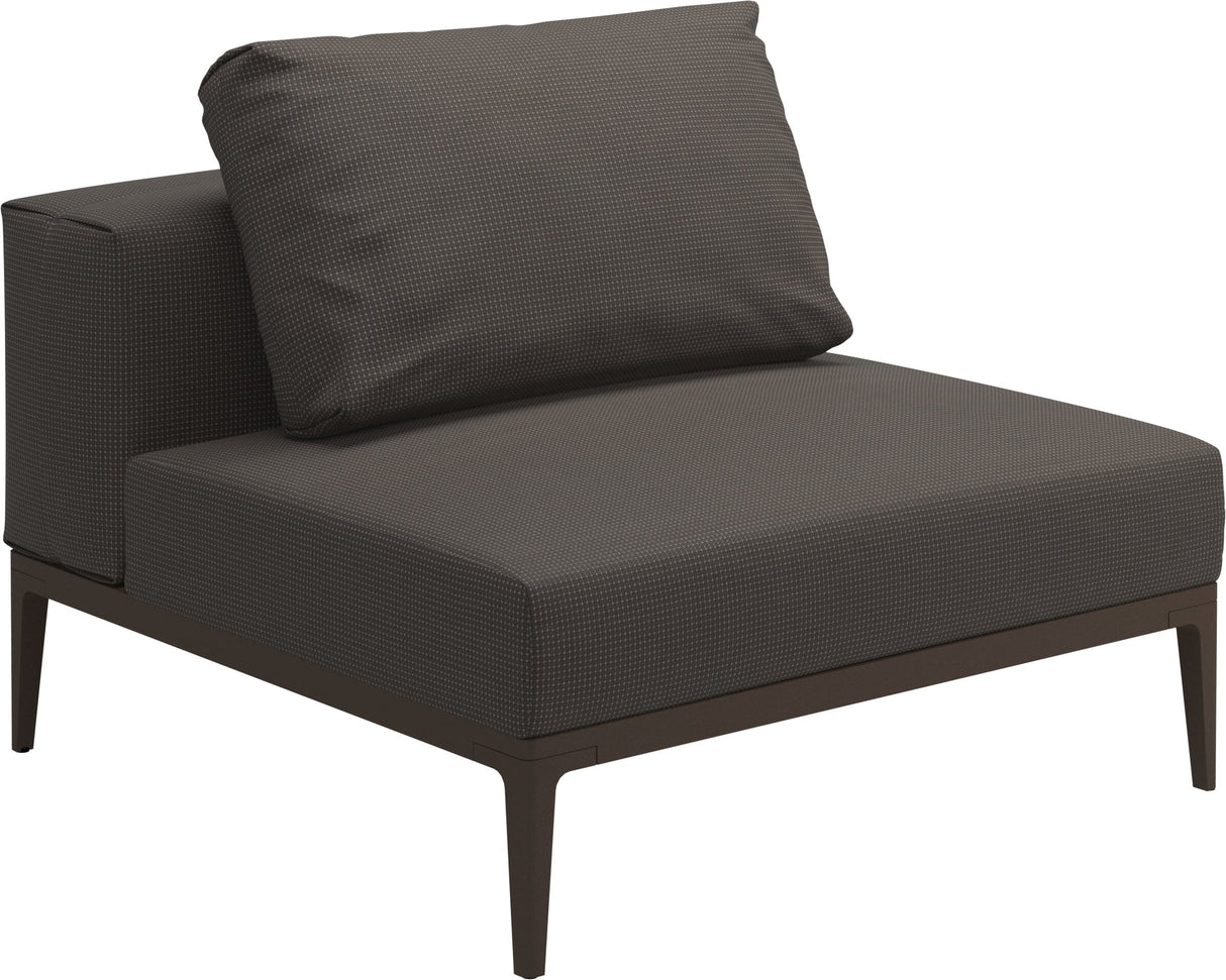 Gloster Grid Small Centre Unit Java Grade C (OP) Robben Charcoal 0083