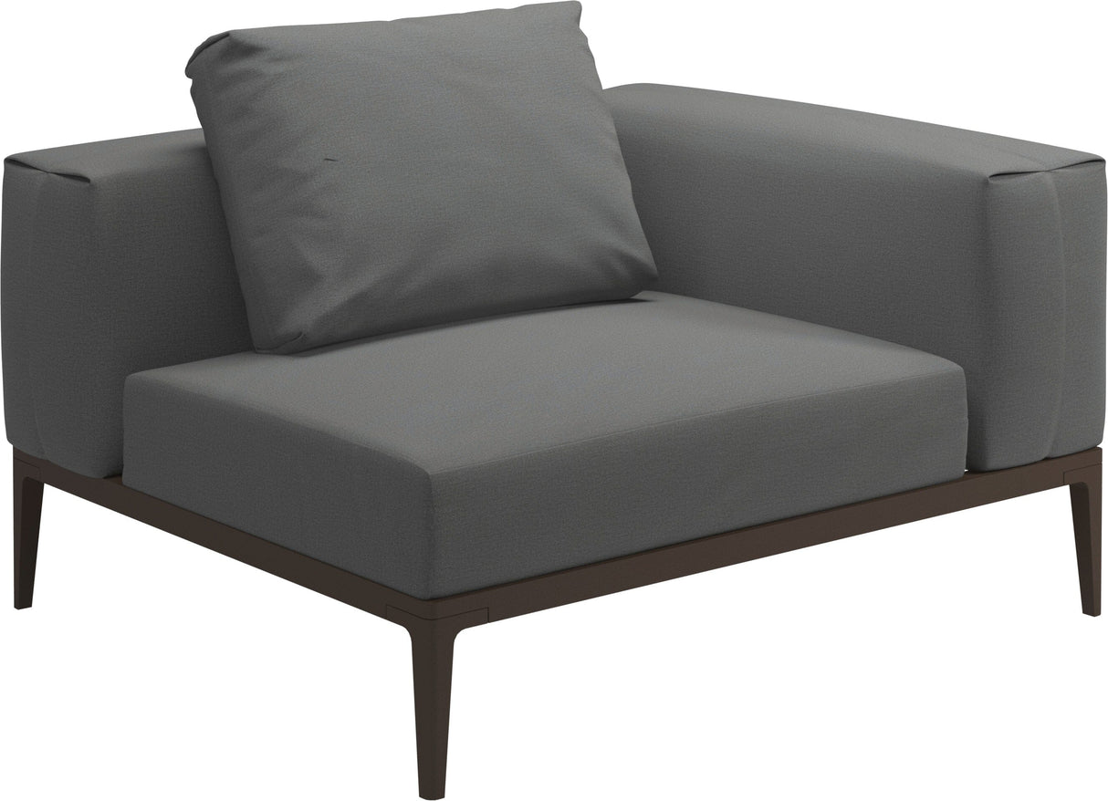 Gloster Grid Small Corner Unit Java Grade B (WR) Blend Fog 0145