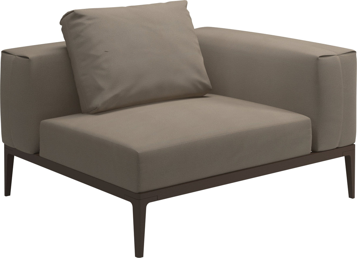 Gloster Grid Small Corner Unit Java Grade B (WR) Blend Sand 0147