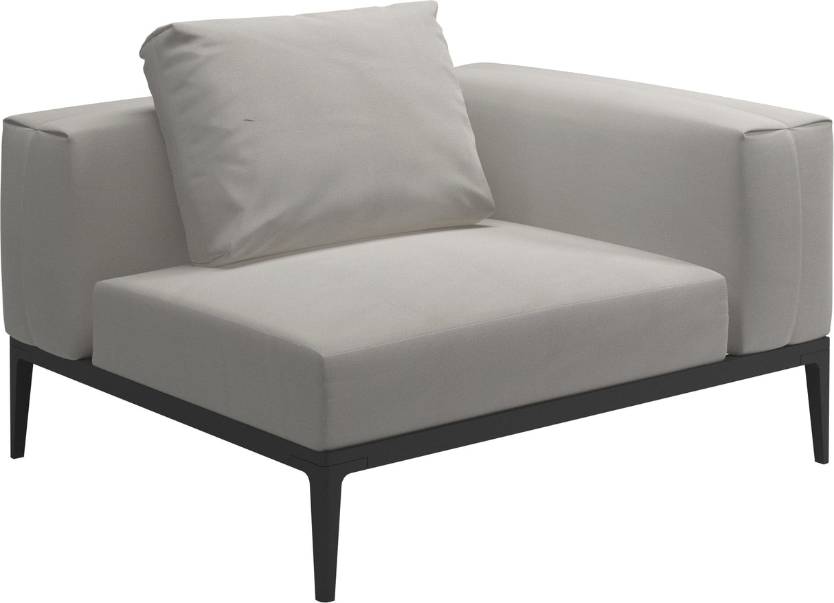 Gloster Grid Small Corner Unit Meteor Grade B (WR) Blend Linen 0146