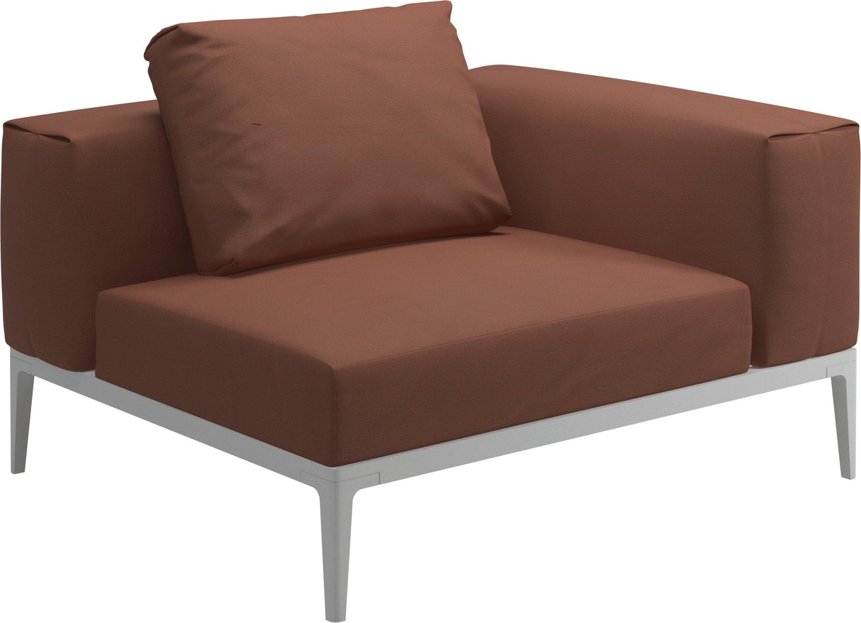 Gloster Grid Small Corner Unit White Grade B (WR) Blend Clay 0143