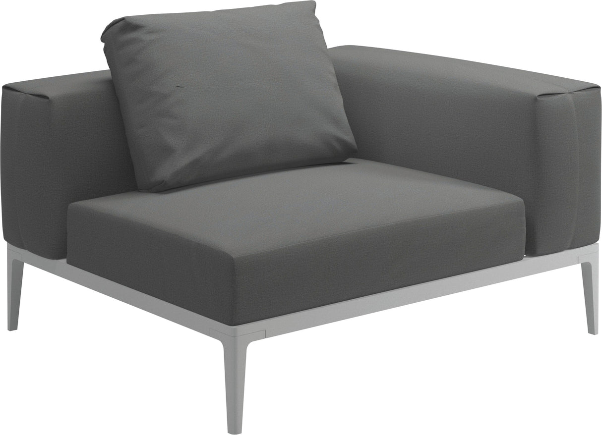 Gloster Grid Small Corner Unit White Grade B (WR) Blend Fog 0145