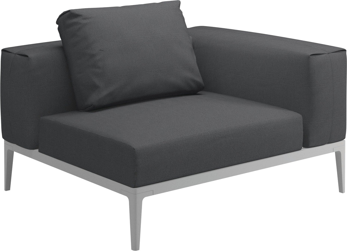 Gloster Grid Small Corner Unit White Grade B (WR) Cameron Anthracite 0001