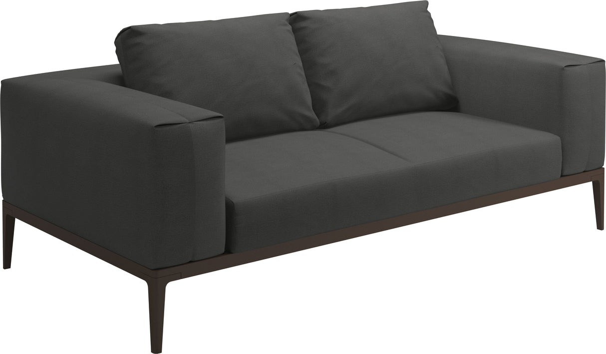 Gloster Grid Sofa Java Grade B (WR) Blend Coal 0144