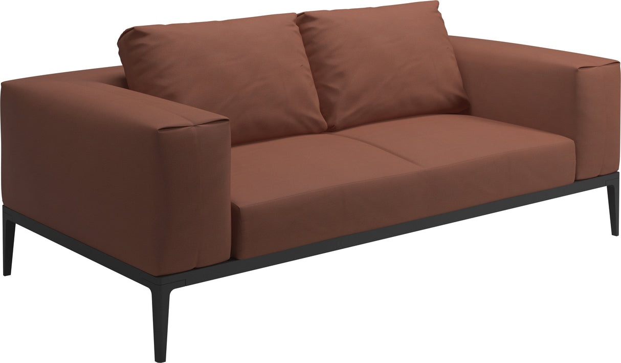 Gloster Grid Sofa Meteor Grade B (WR) Blend Clay 0143