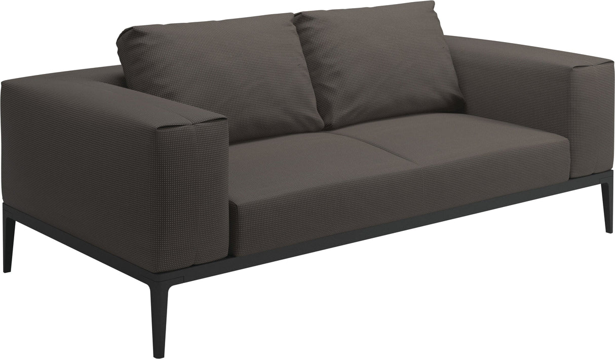 Gloster Grid Sofa Meteor Grade C (OP) Robben Charcoal 0083