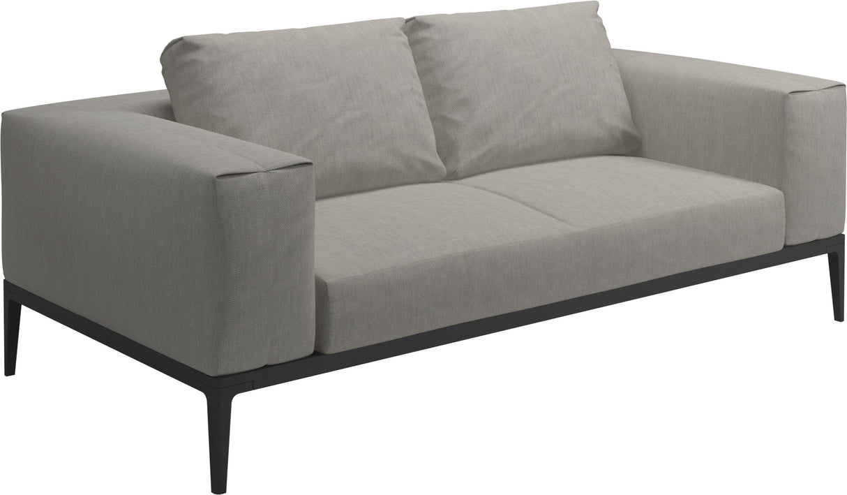 Gloster Grid Sofa Meteor Grade C (OP) Robben Grey 0085