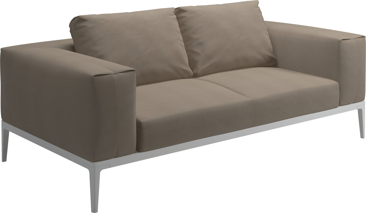 Gloster Grid Sofa White Grade B (WR) Blend Sand 0147