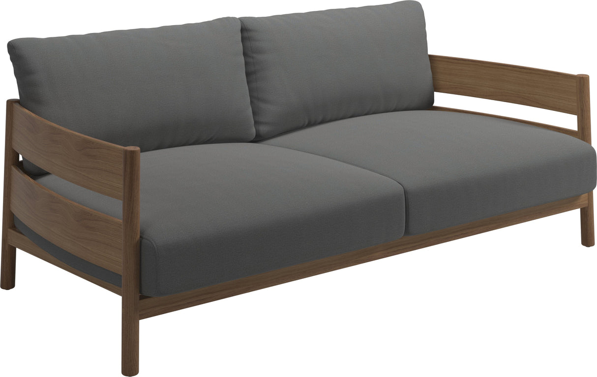Gloster Haven Canapé 2 places Teck Grade B (WR) Blend Fog 0145