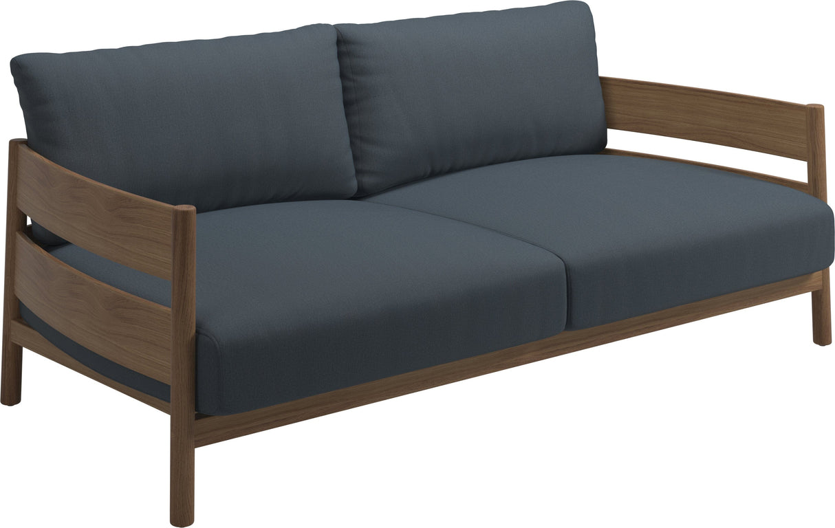 Gloster Haven Canapé 2 places Teck Grade D (ST) Tuck Denim 0157