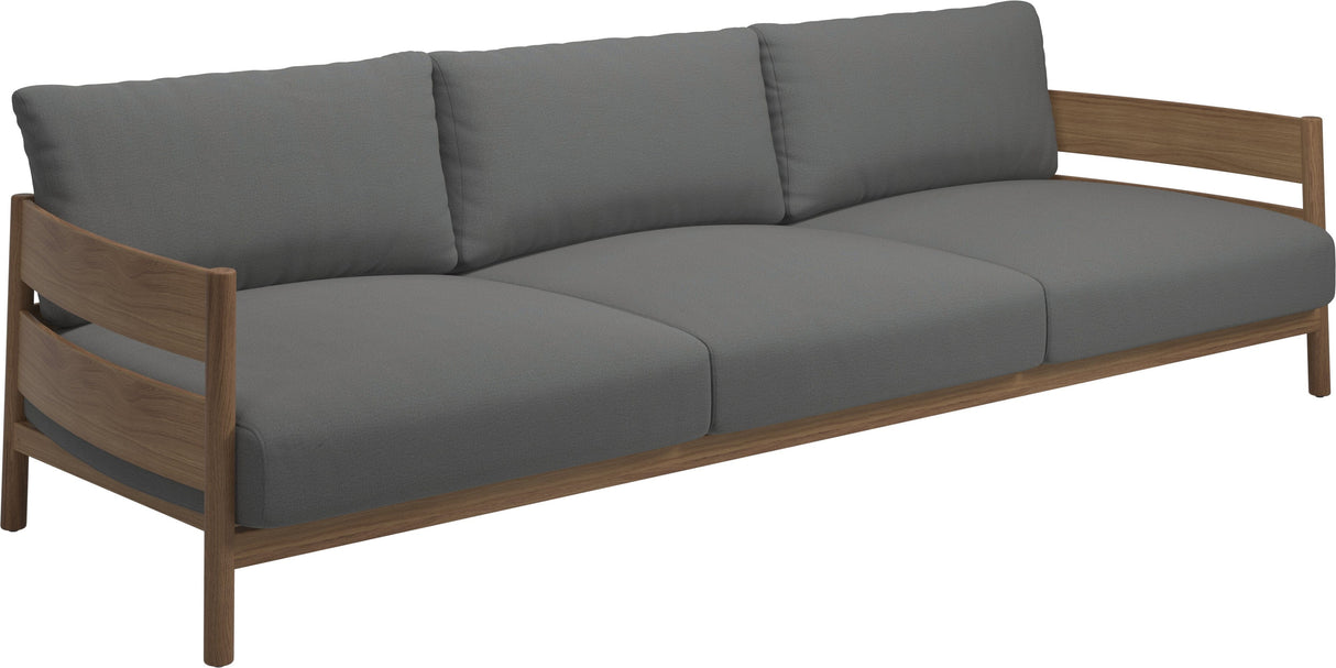 Gloster Haven Canapé 3 places Teck Grade B (WR) Blend Fog 0145