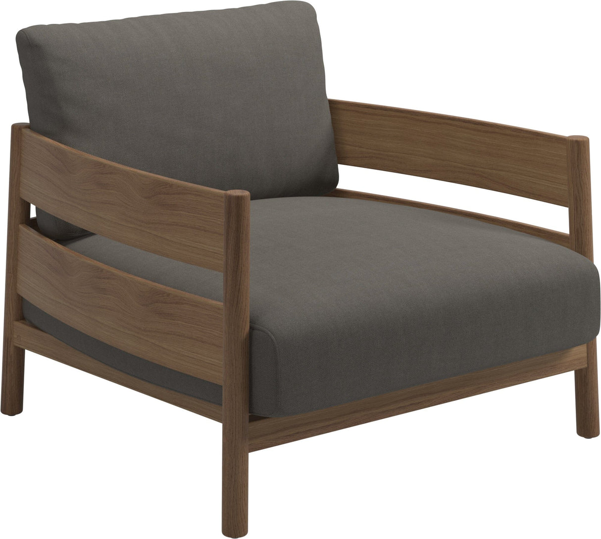 Gloster Haven Fauteuil bas Lounge Teck Grade B (OP) Fife Nickel 0039